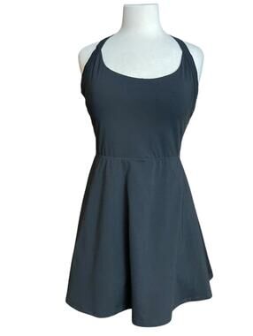 Halara Twisted Flare dress with attached shorts large